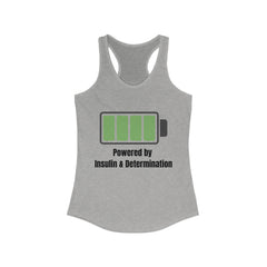The Diabuddies Store Powered by Insulin - Racerback Tank Powered by Insulin - Racerback Tank: Wear your power with pride! Our Racerback Tank is a bold, comfortable statement of strength and gratitude. Tank Tops $19.96