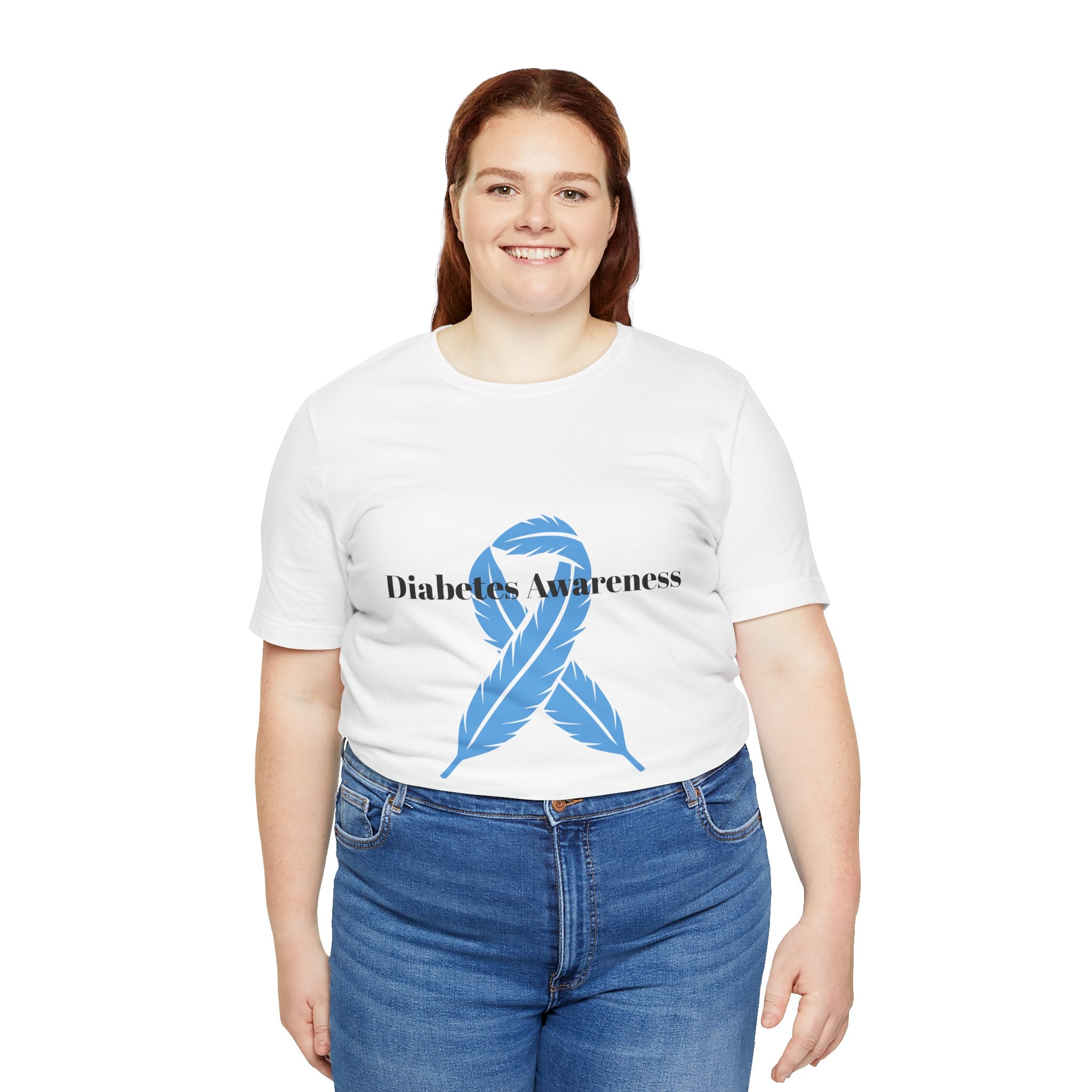 Feather, Blue Ribbon - Unisex Tee The Diabuddies Store T-Shirts $22.38
