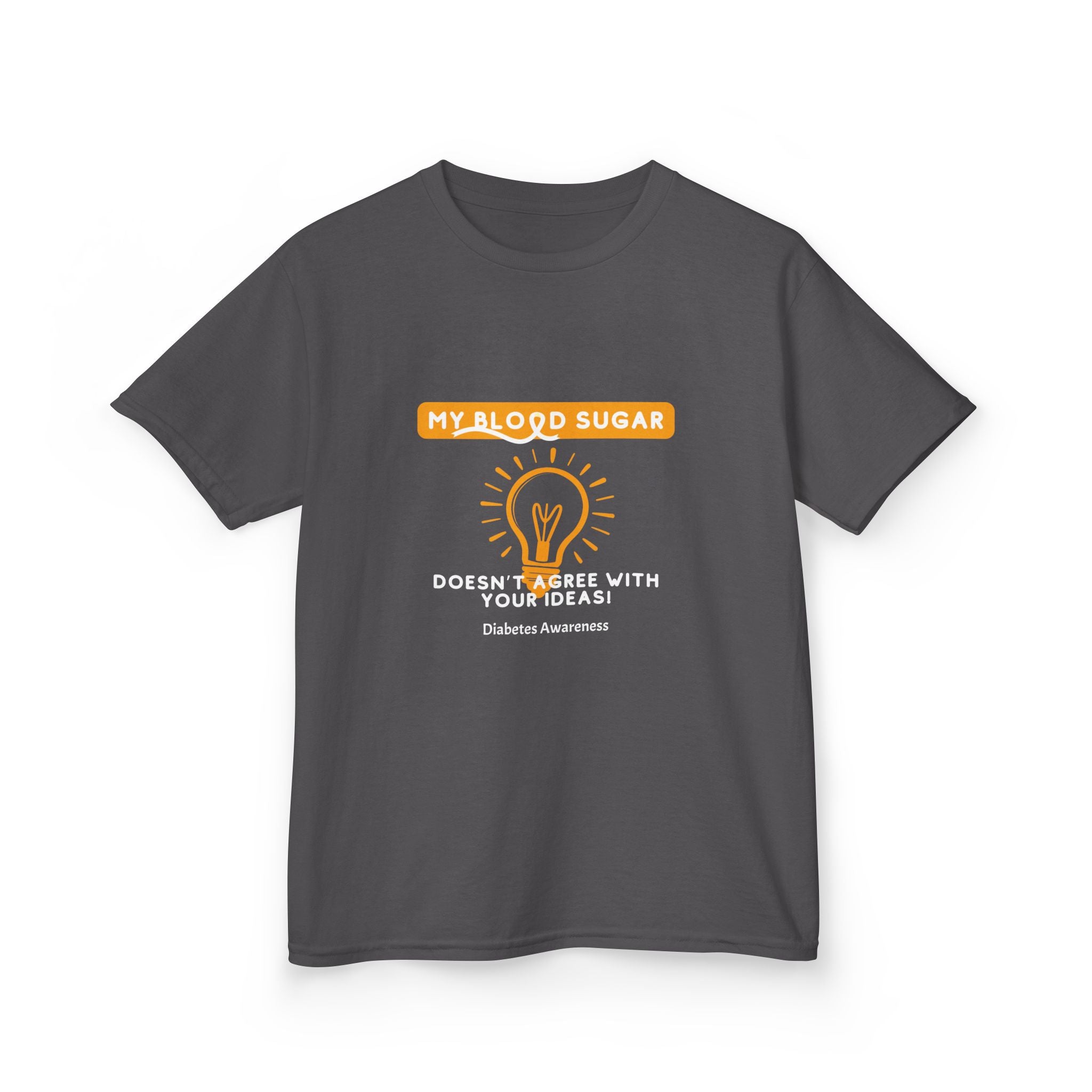 The Diabuddies Store My Blood Sugar Doesn't Agree - Kids Tee My Blood Sugar Doesn't Agree - Kids Tee: A humorous tee for the little warrior in your life. This "My Blood Sugar Doesn't Agree" Kids' Tee is a fun and relatable way to express the daily ups and