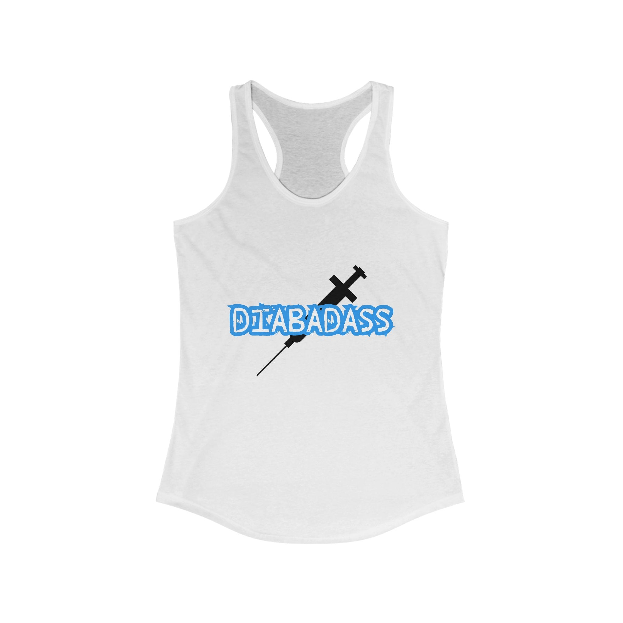 Diabetes Awareness, Diabadass - Racerback Tank The Diabuddies Store Tank Tops $19.96