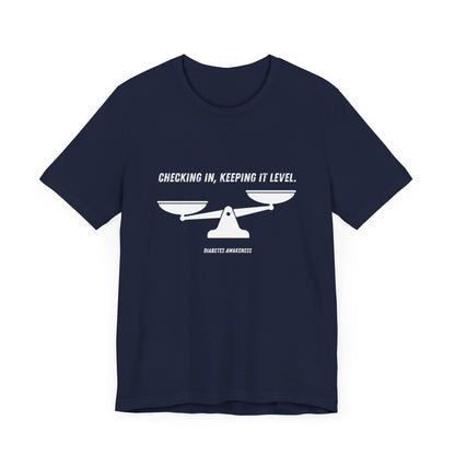 Checking In, Keeping it Level - Unisex Tee The Diabuddies Store T-Shirts $22.50