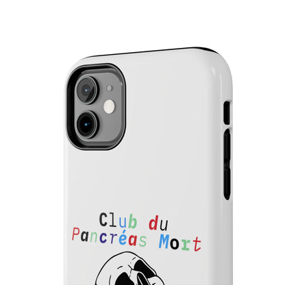 Skull & Flowers, Dead Pancreas Club (French) - Phone Cases The Diabuddies Store Mobile Phone Cases $18.23