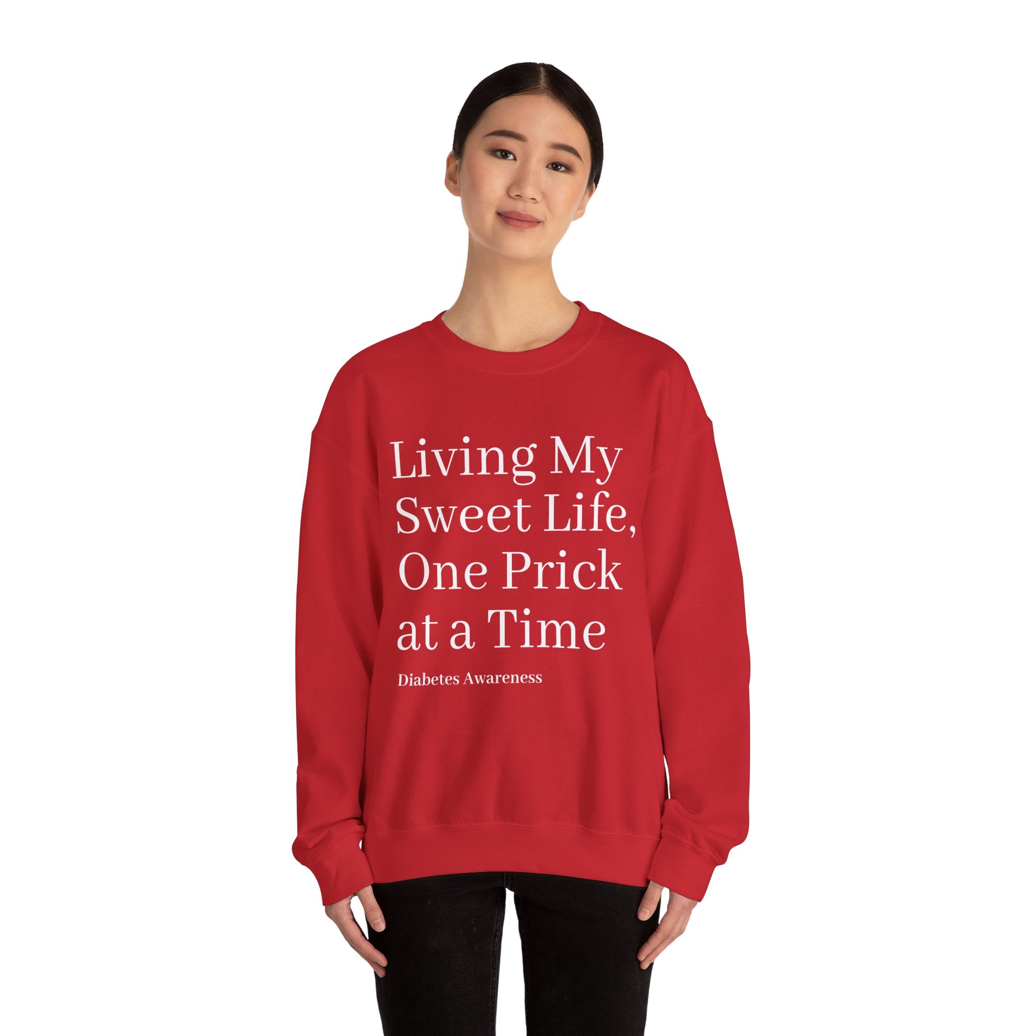 One Prick at a Time - Unisex Sweatshirt The Diabuddies Store Sweatshirts $32.95
