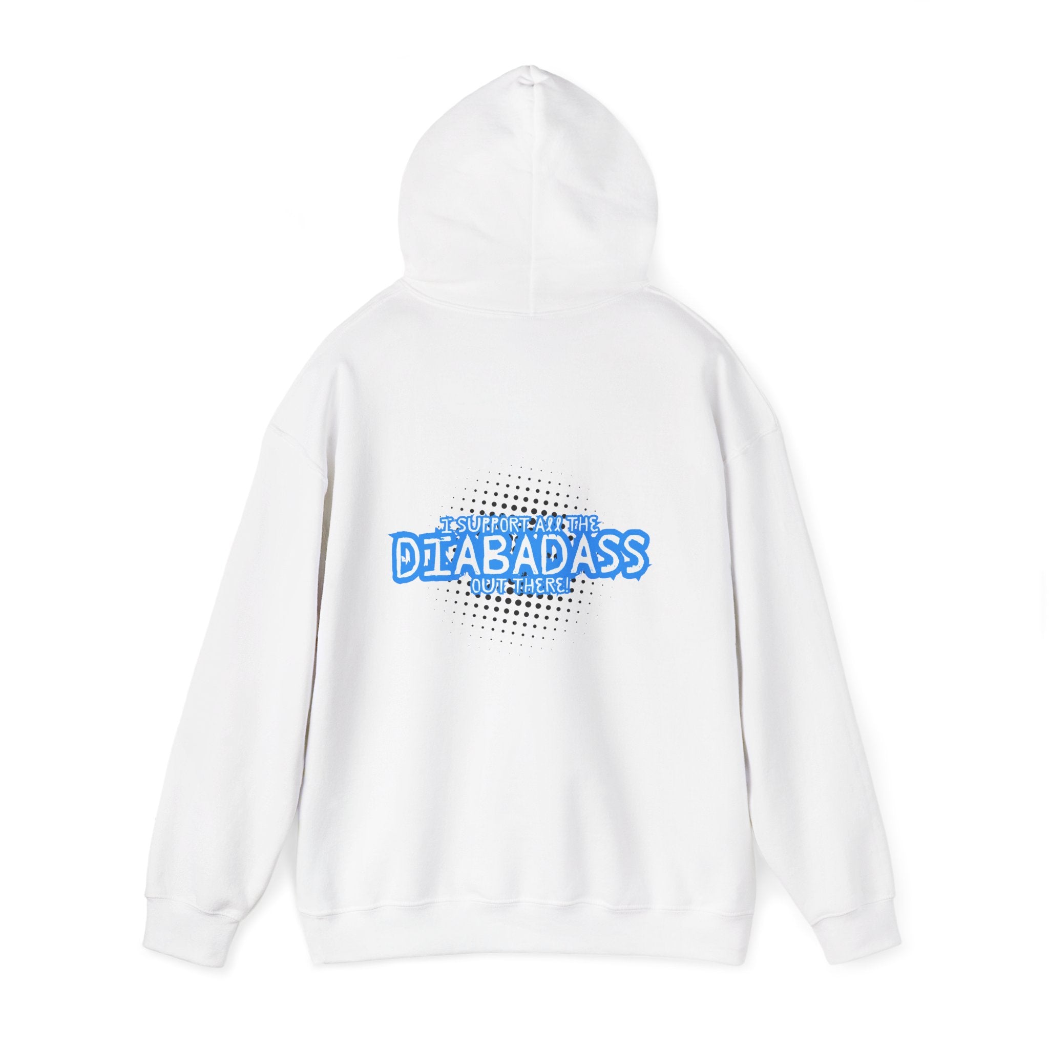 I Support All the Diabadass out there! - Unisex Hoodie The Diabuddies Store Hoodies $32.41
