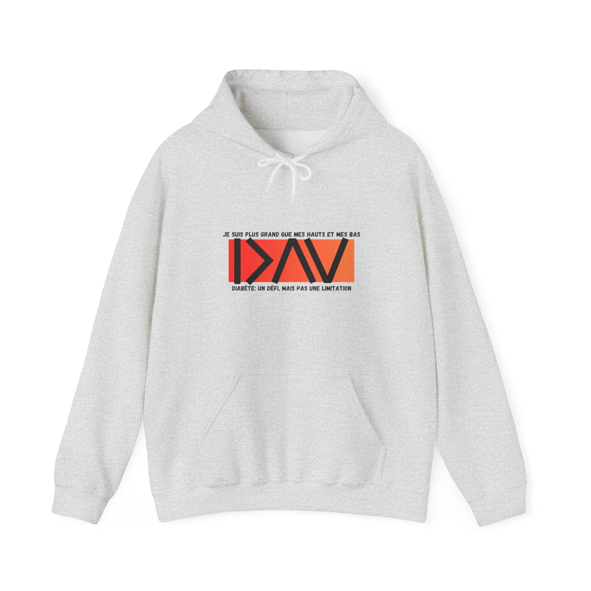 The Diabuddies Store Greater Than (French/Orange) - Unisex Hoodie Greater Than (French/Orange) - Unisex Hoodie: Make a bold statement: You are always greater than! Our "Greater Than" Unisex Hoodie in vibrant orange is designed to stand out and uplift. Hoo