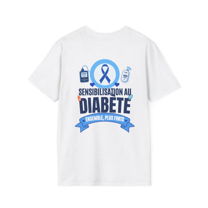 Sensibilisation au Diabète - Ensemble, plus fort T-Shirt