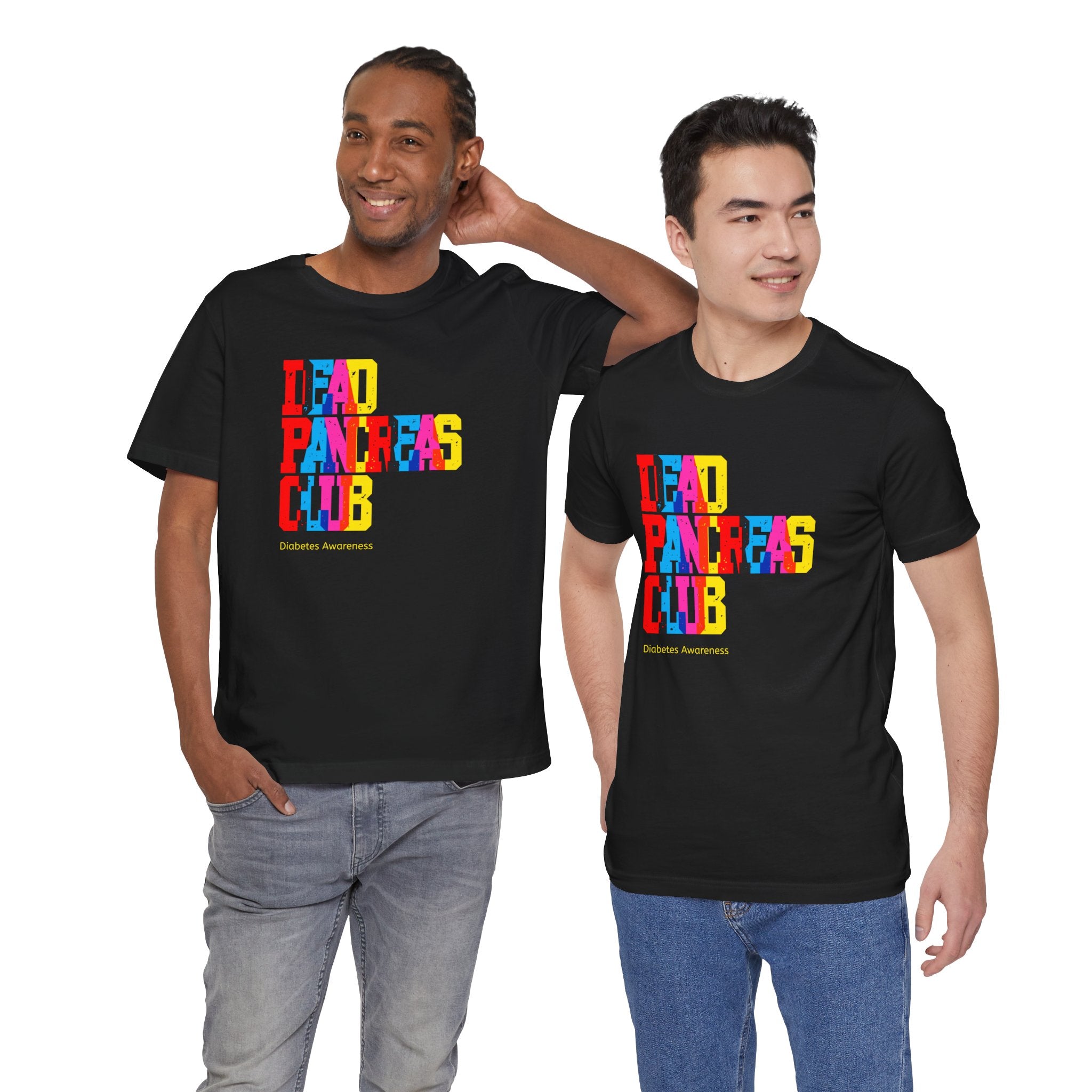 Colorful Dead Pancreas Club - Unisex Tee The Diabuddies Store T-Shirts $22.50