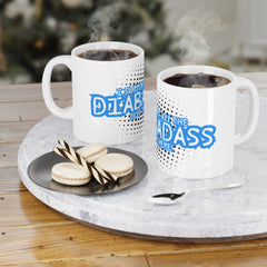 The Diabuddies Store I Support All the Diabadass - Mug 11oz I Support All the Diabadass - Mug 11oz: Show your support for the incredible Diabadass in your life! This fun 11oz ceramic mug is the perfect way to celebrate their strength, resilience, and dail