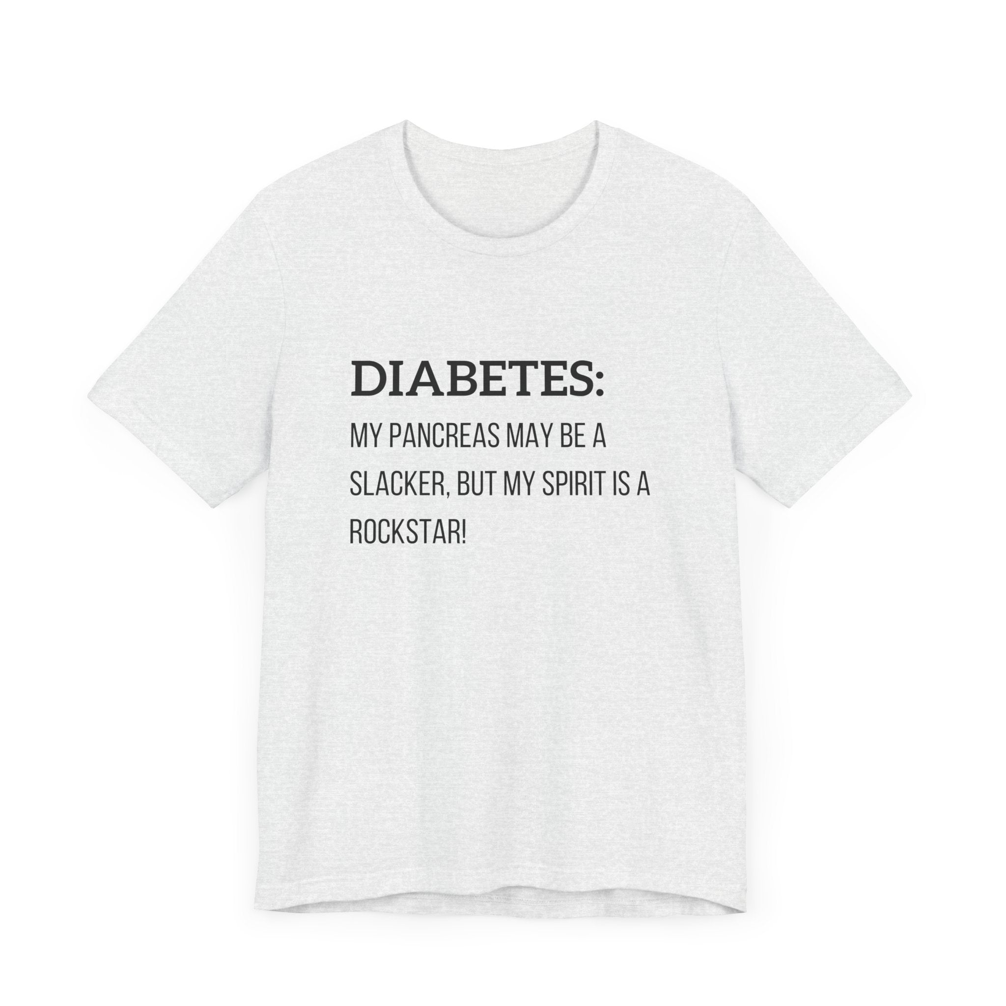 Slacker Pancreas & Rockstar! - Unisex Tee The Diabuddies Store T-Shirts $22.50