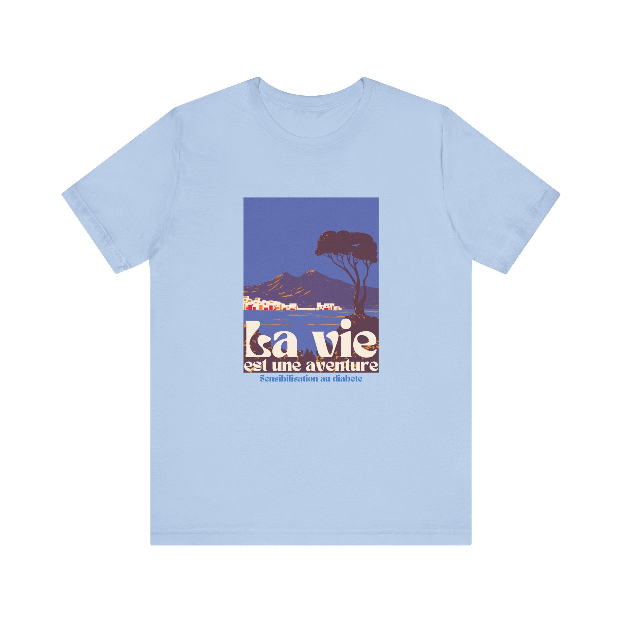 Life is an Adventure, Ocean View (French) - Unisex Tee The Diabuddies Store T-Shirts $22.50