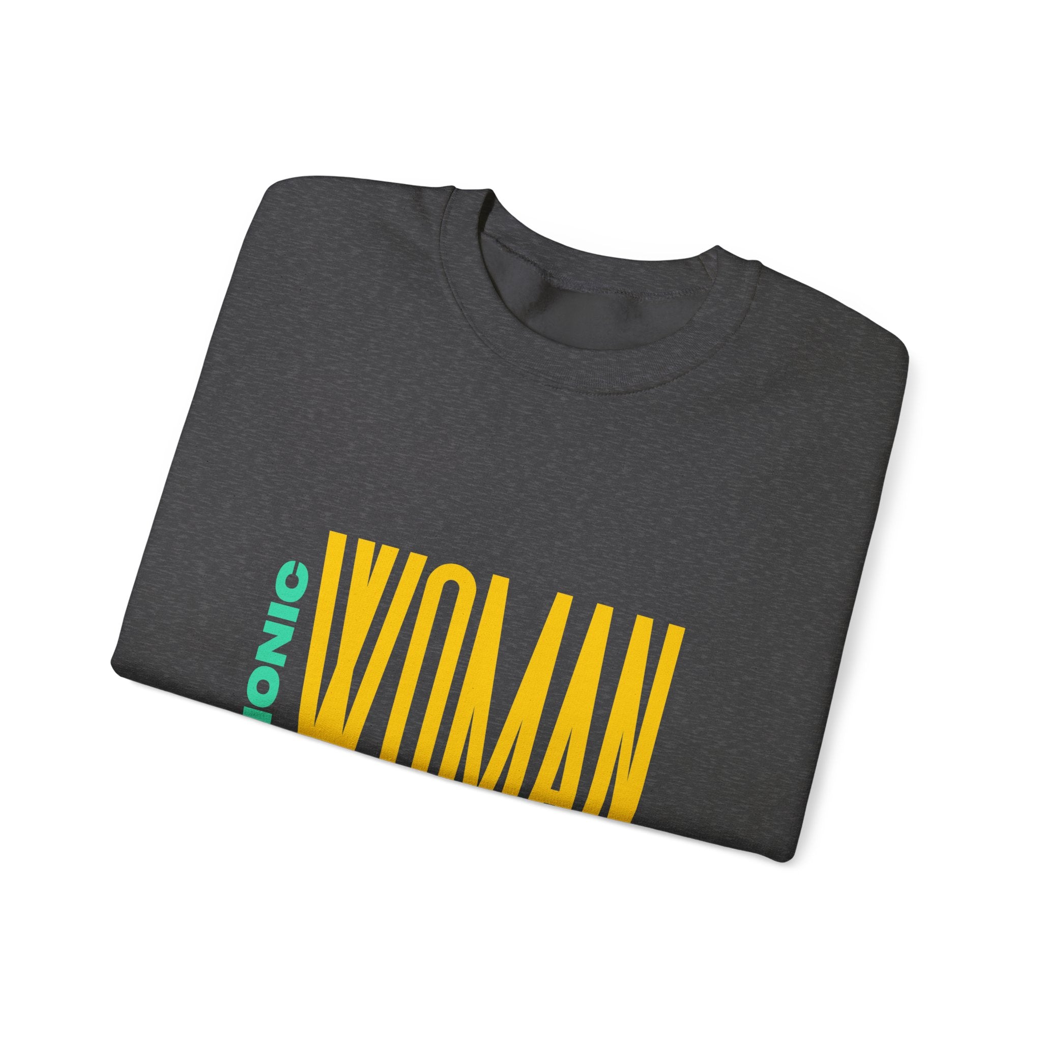 The Diabuddies Store Bionic Woman (Diabetes) - Unisex Sweatshirt Bionic Woman (Diabetes) - Unisex Sweatshirt: Unleash your inner Bionic strength! This Unisex Sweatshirt is a powerful statement of resilience, strength, and modern-day heroism for anyone liv
