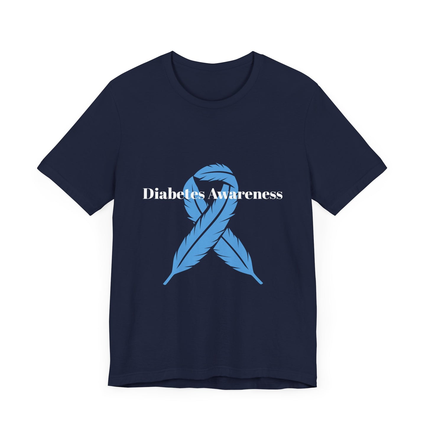 Feather, Blue Ribbon - Unisex Tee The Diabuddies Store T-Shirts $22.38