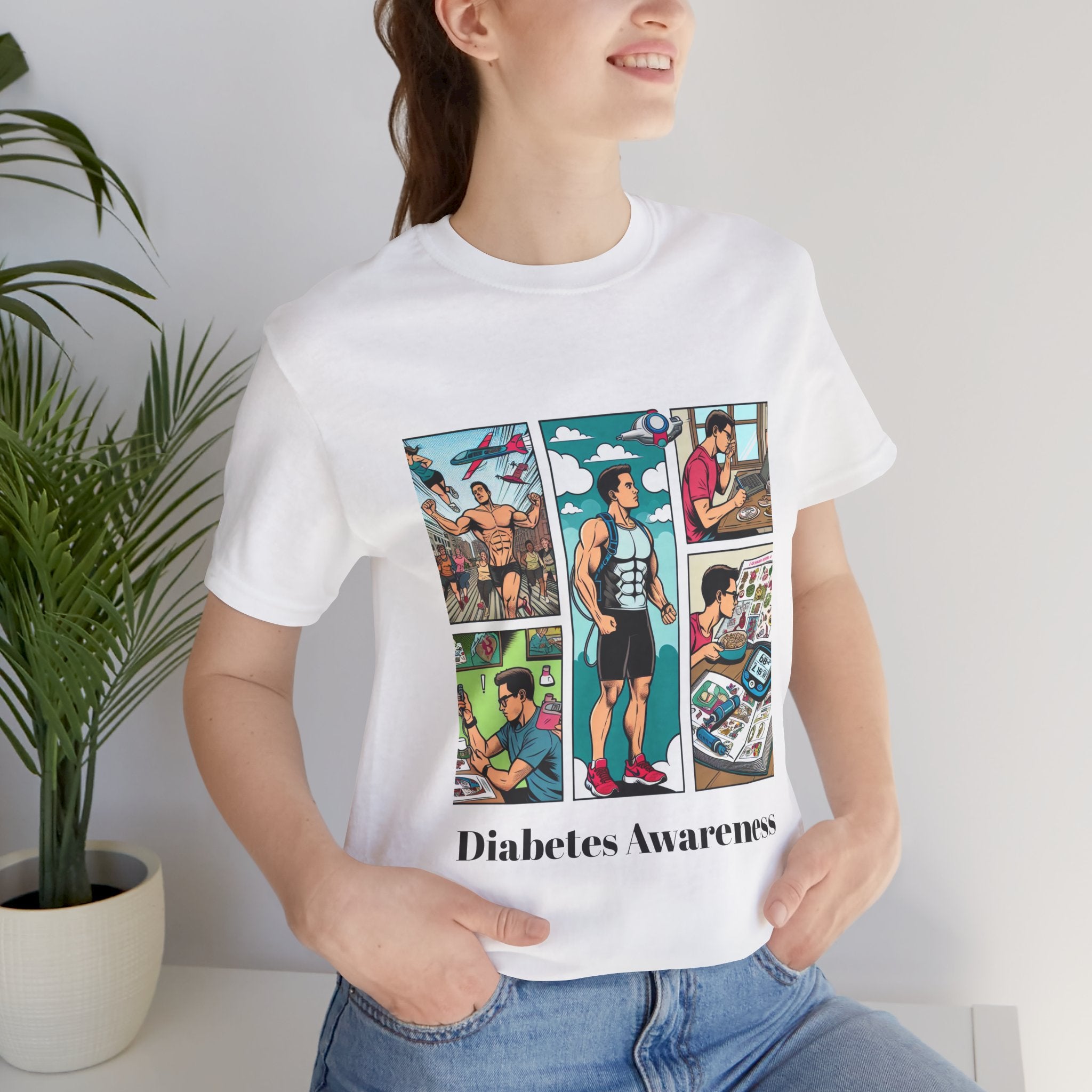 Vintage Comic Style - Unisex Tee The Diabuddies Store T-Shirts $22.83