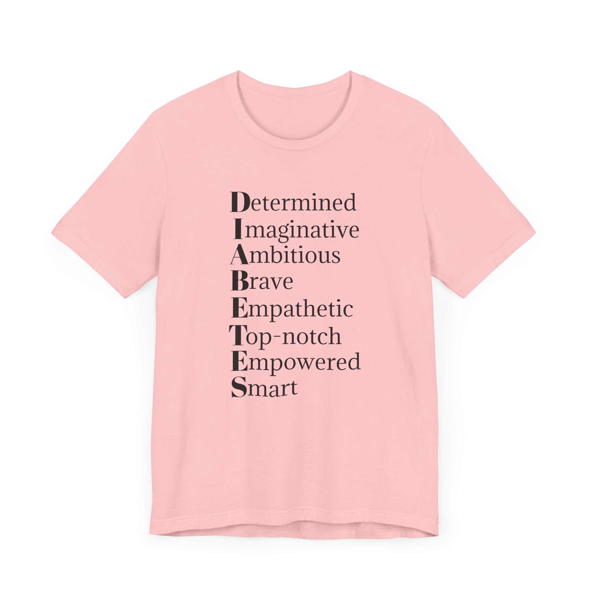 Diabetes: Qualities/Inspiring - Unisex Tee The Diabuddies Store T-Shirts $22.50