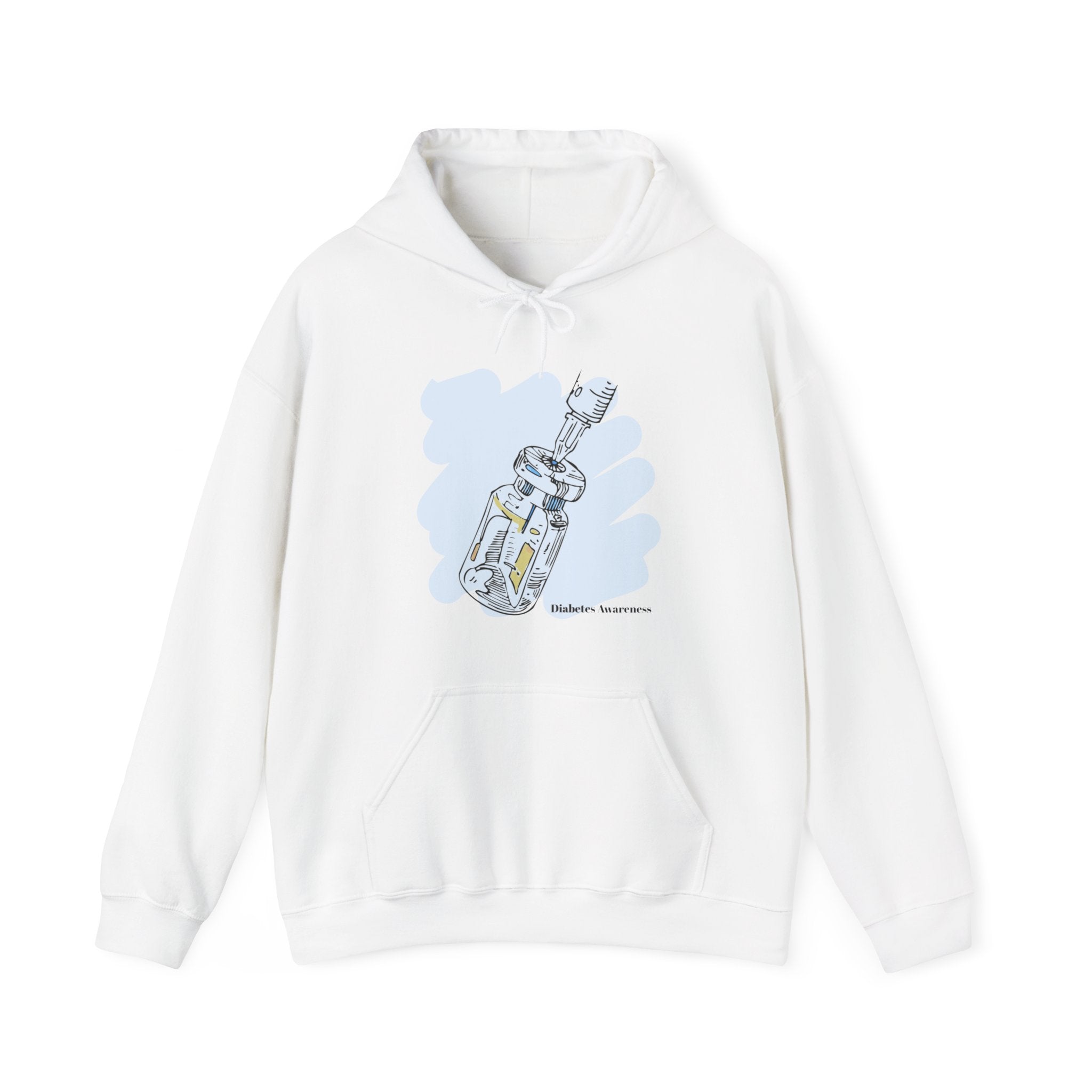 The Diabuddies Store Insulin Vial - Diabetes Awareness - Unisex Hoodie Insulin Vial - Diabetes Awareness - Unisex Hoodie: Show your support and raise awareness with our Insulin Vial - Diabetes Awareness Unisex Hoodie. This unique hoodie features a stylize