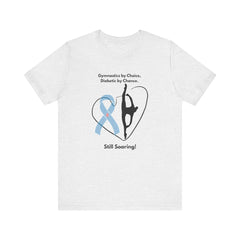 The Diabuddies Store Diabetes & Gymnastics - Unisex Tee Diabetes & Gymnastics - Unisex Tee: Defy expectations and tumble forward! This comfortable racerback tank is designed for the resilient gymnast who manages diabetes with grace and strength. Show the