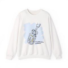 Insulin Vial Diabetes Awareness (French) Sweatshirt The Diabuddies Store Sweatshirts $29.49