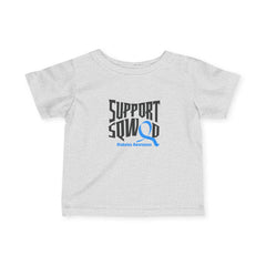 The Diabuddies Store Support Squad - Infant Tee Support Squad - Infant Tee: Show your love for the entire family with the "Support Squad" Infant Tee! Whether they're supporting a sibling, a parent, or a friend, this tee is a heartwarming way to show that
