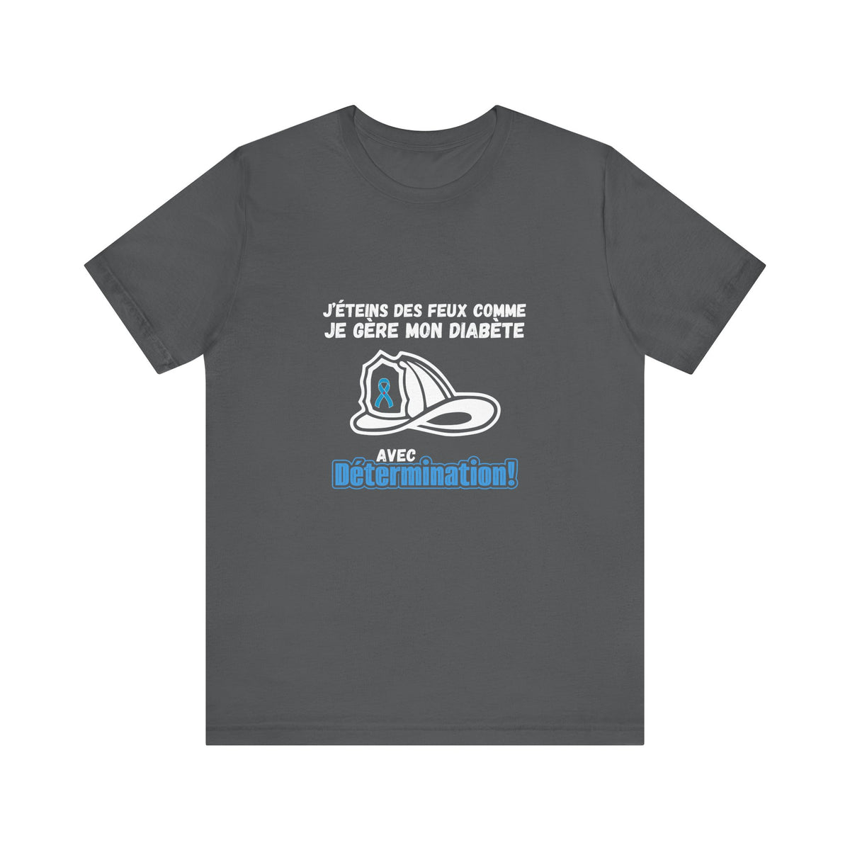 The Diabuddies Store Fight Fires & Diabetes Determination (French) Unisex Tee Fight Fires & Diabetes Determination (French) Unisex Tee: Brave flames, conquer diabetes. A tee for resilient heroes showing unwavering strength daily. T-Shirts $30.27