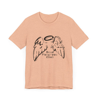 Dead Pancreas Club (Angel wings) - Unisex Tee The Diabuddies Store T-Shirts $24.25
