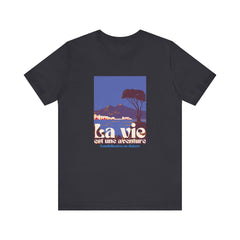 Life is an Adventure, Ocean View (French) - Unisex Tee The Diabuddies Store T-Shirts $22.50