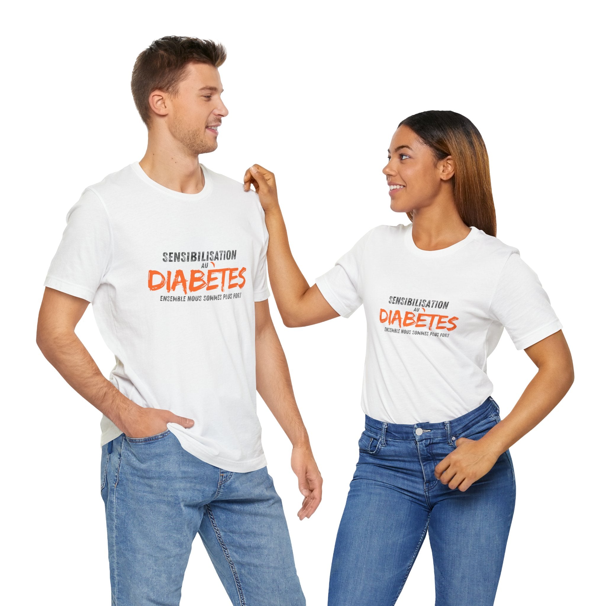 Together we are Stronger (French) - Unisex Tee The Diabuddies Store T-Shirts $22.50