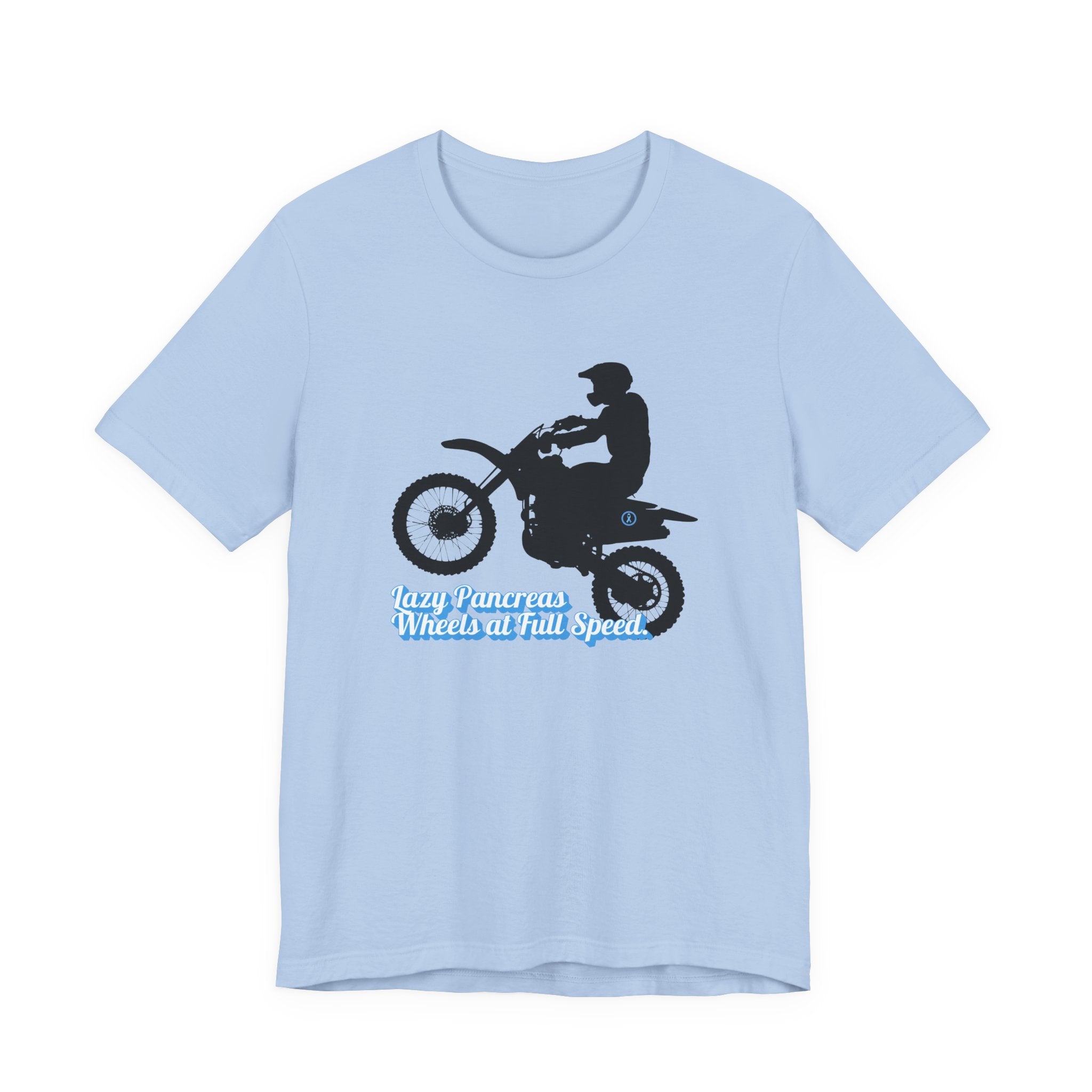 Lazy Pancreas, Wheels at Full Speed - Unisex Tee The Diabuddies Store T-Shirts $22.50