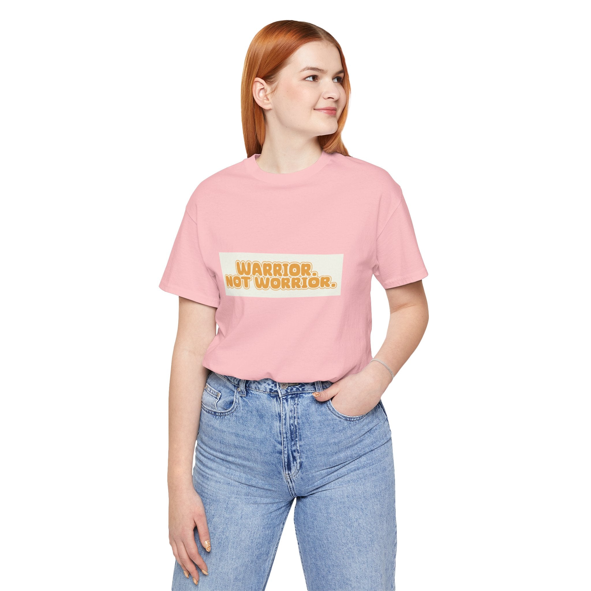 The Diabuddies Store Warrior. Not Worrior. - Unisex Tee Warrior. Not Worrior. - Unisex Tee: For those who face challenges head-on & spell "warrior" right. A clear statement of strength, resilience & sharp detail. T-Shirts $30.27