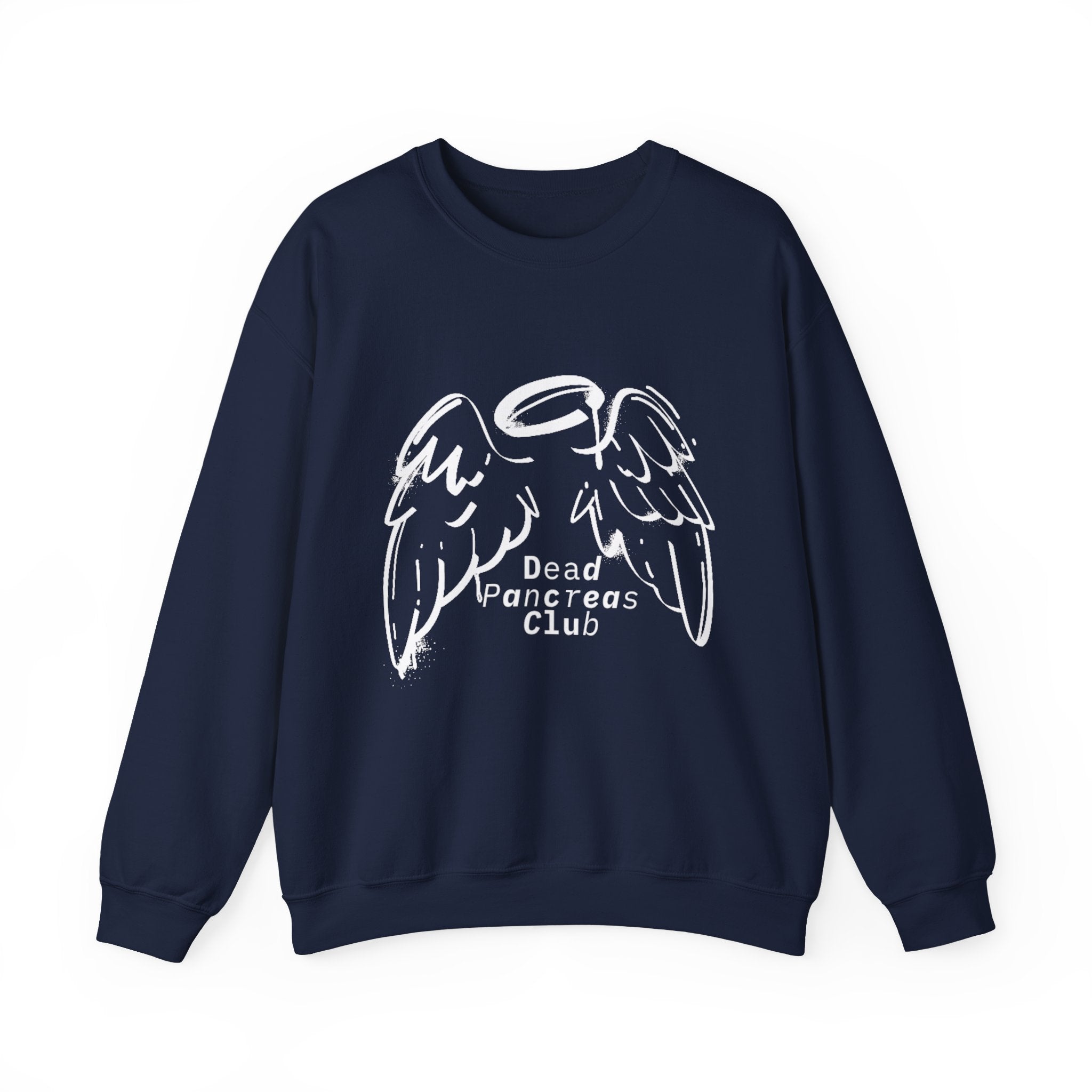 Angel Wings, Dead Pancreas Club - Unisex Sweatshirt The Diabuddies Store Sweatshirts $35.00