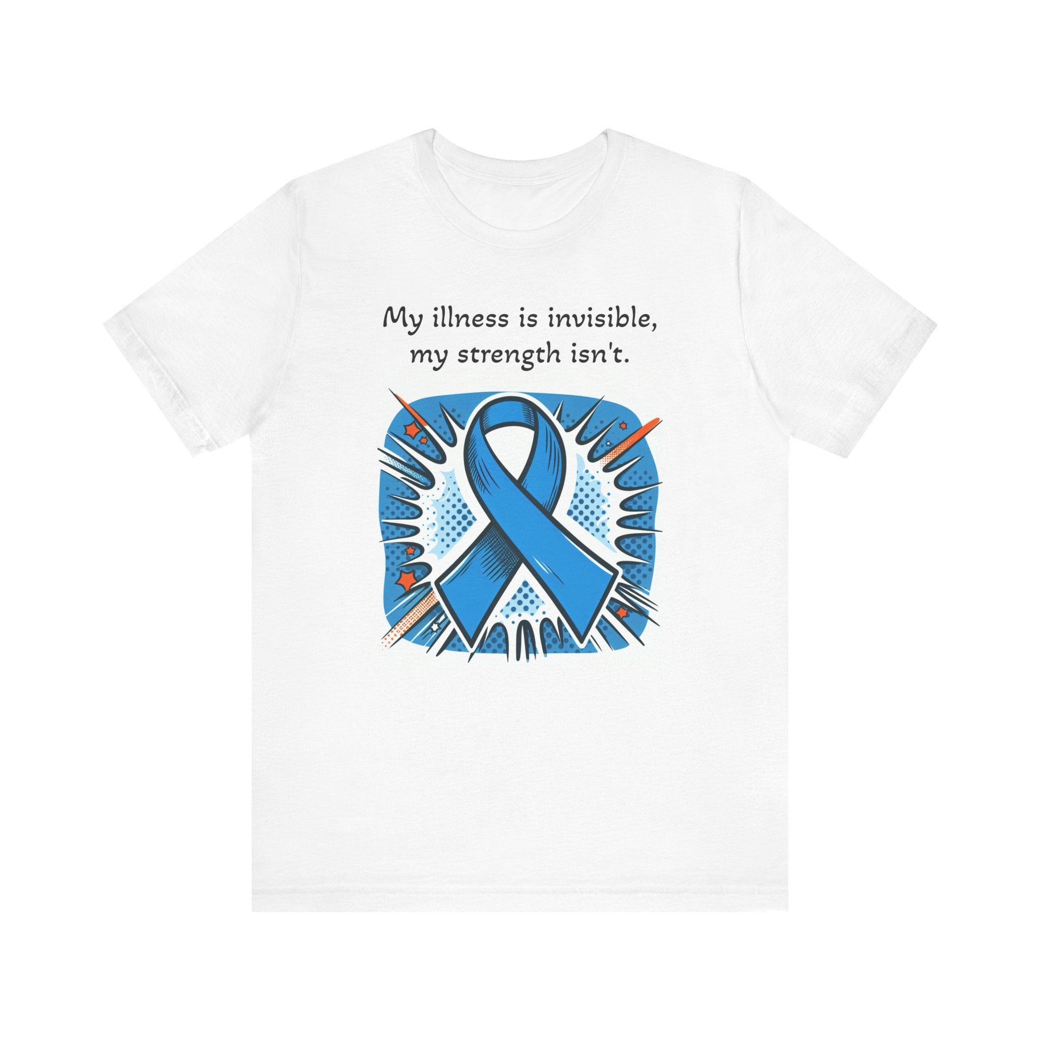 Invisible Illness, but visible Strength - Unisex Tee The Diabuddies Store T-Shirts $22.50