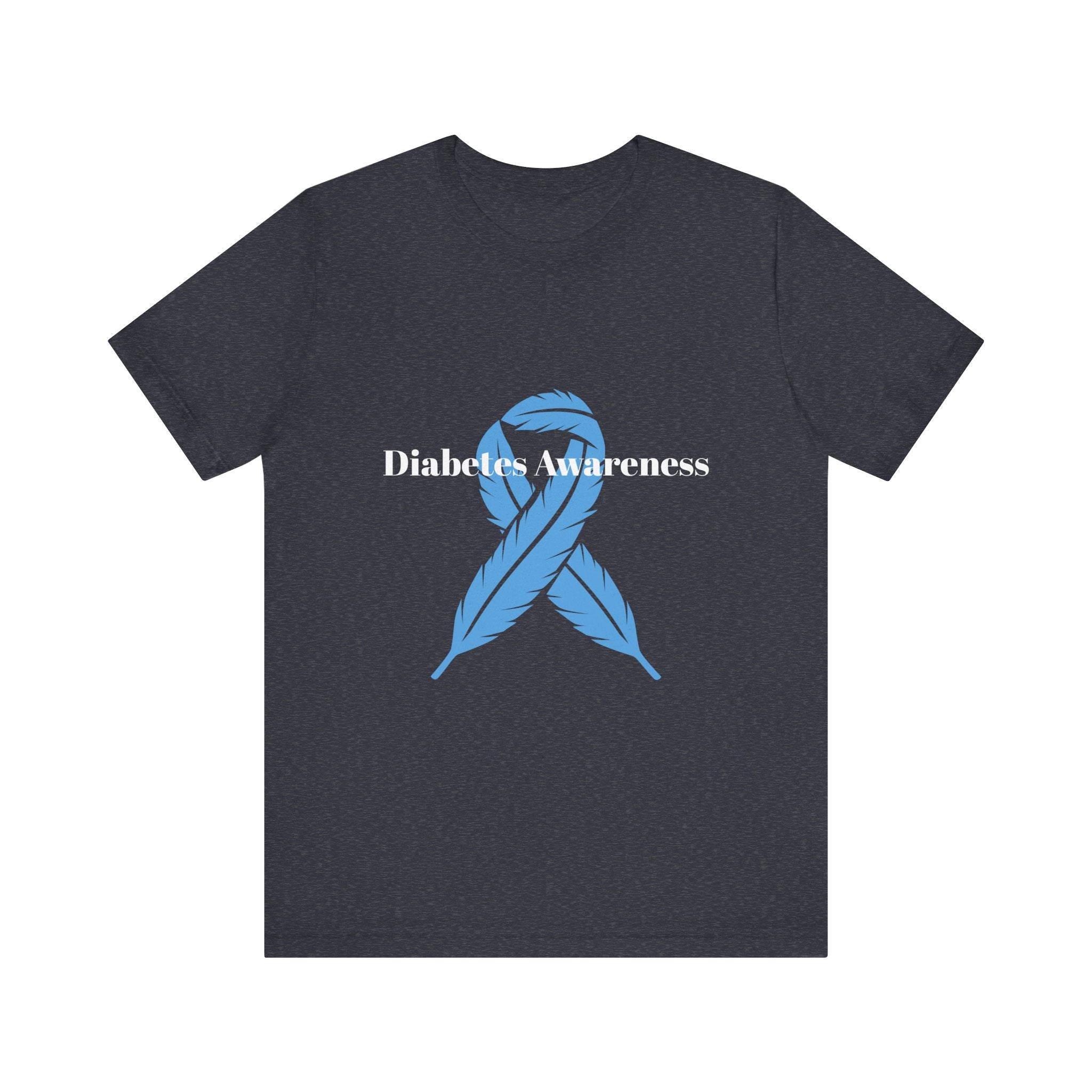 Feather, Blue Ribbon - Unisex Tee The Diabuddies Store T-Shirts $22.83
