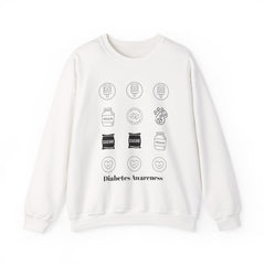 Diabetes Cycle Options - Unisex Sweatshirt The Diabuddies Store Sweatshirts $29.49