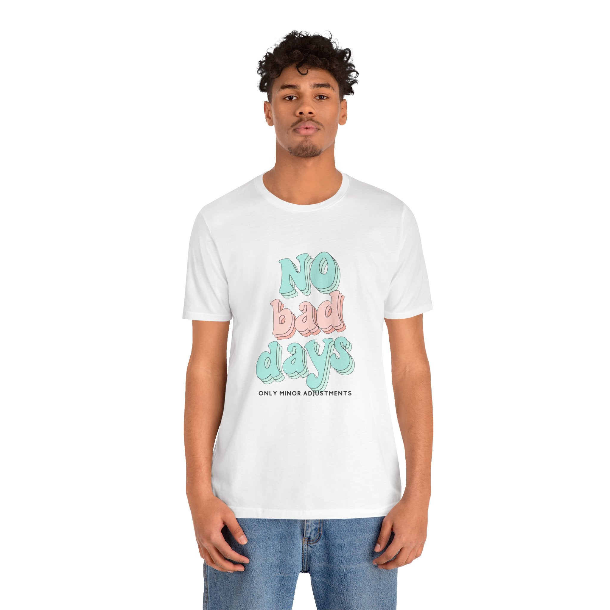 The Diabuddies Store No Bad Days, only minor adjustements - Unisex Tee No Bad Days, only minor adjustements - Unisex Tee This shirt is a comfortable and inspiring way to express the reality and resilience of living with diabetes. T-Shirts $22.50