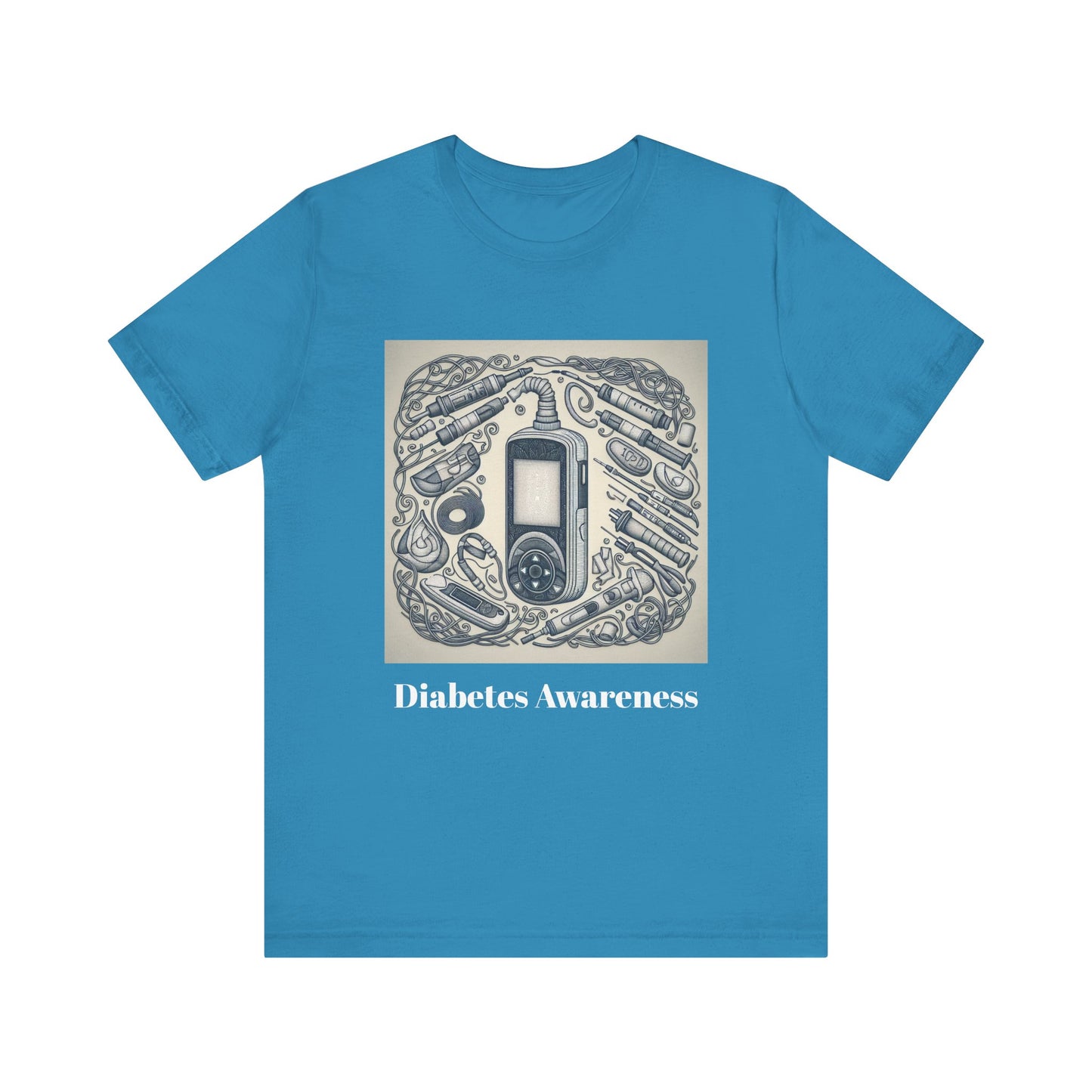 Diabetic Pump Supplies - Unisex Tee The Diabuddies Store T-Shirts $22.38