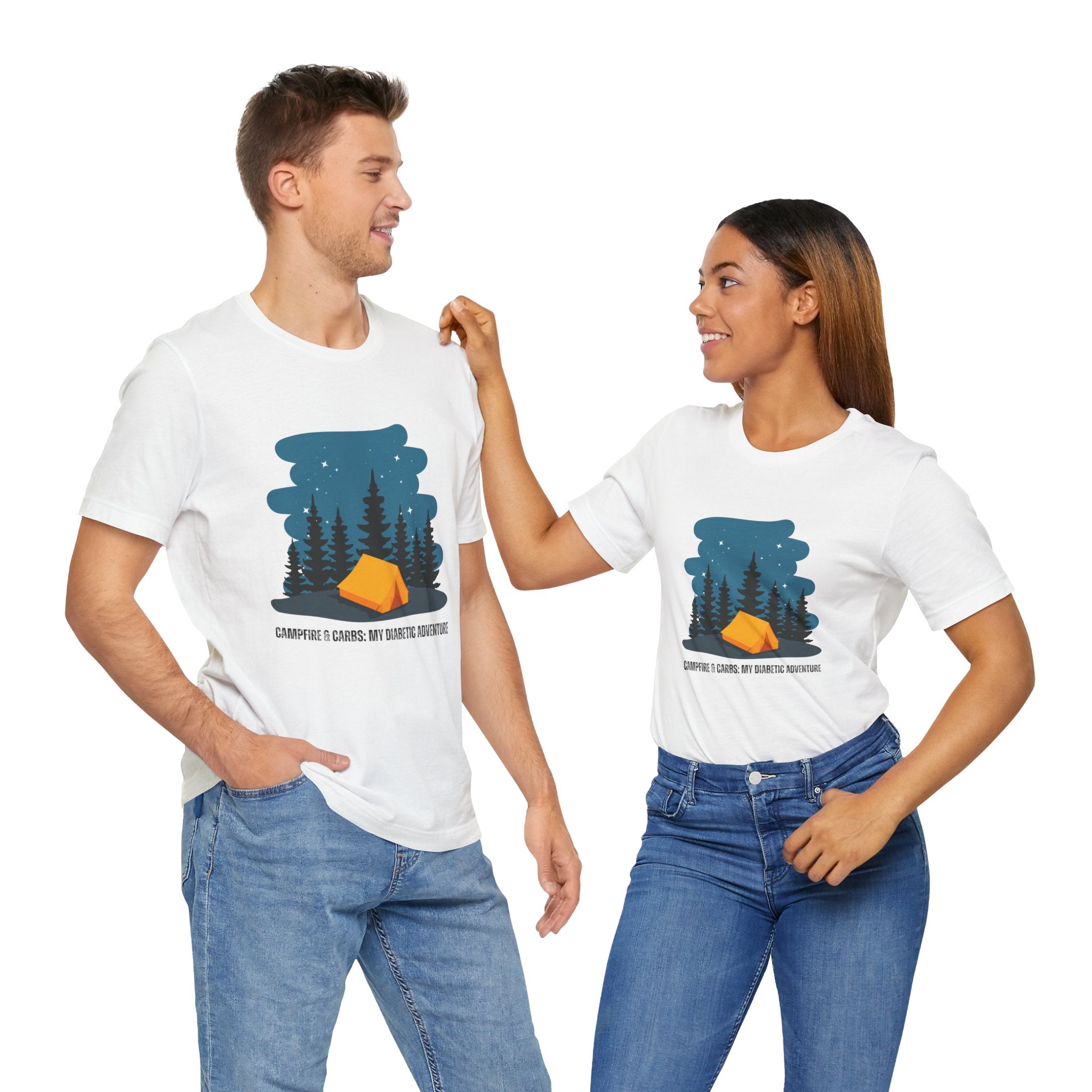 Campfire & Carbs! - Unisex Tee The Diabuddies Store T-Shirts $22.50