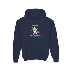 The Diabuddies Store Type One-derful - Youth Hoodie Type One-derful - Youth Hoodie: Embrace your Type 1 journey with pride! A joyful, empowering tribute. Playful spin on 'wonderful'. Hoodies $32.49