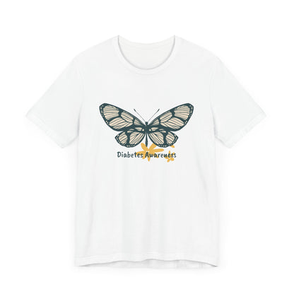 Green Butterfly & Flowers - Unisex Tee The Diabuddies Store T-Shirts $24.25