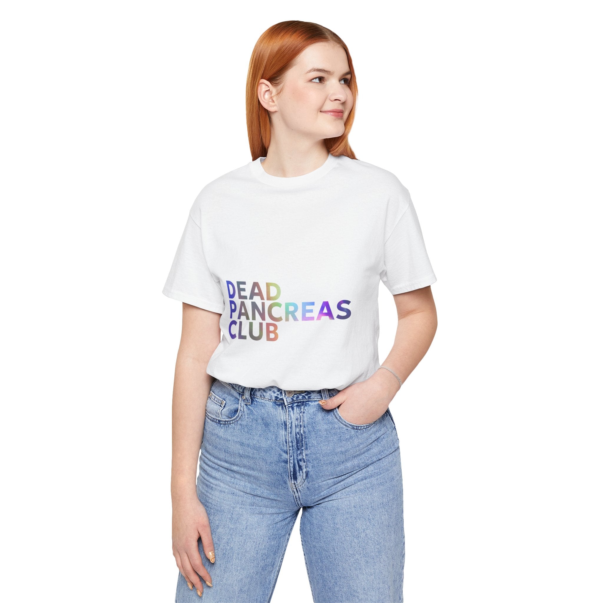 Dead Pancreas Club (Rainbow) - Unisex Tee The Diabuddies Store T-Shirts $24.25