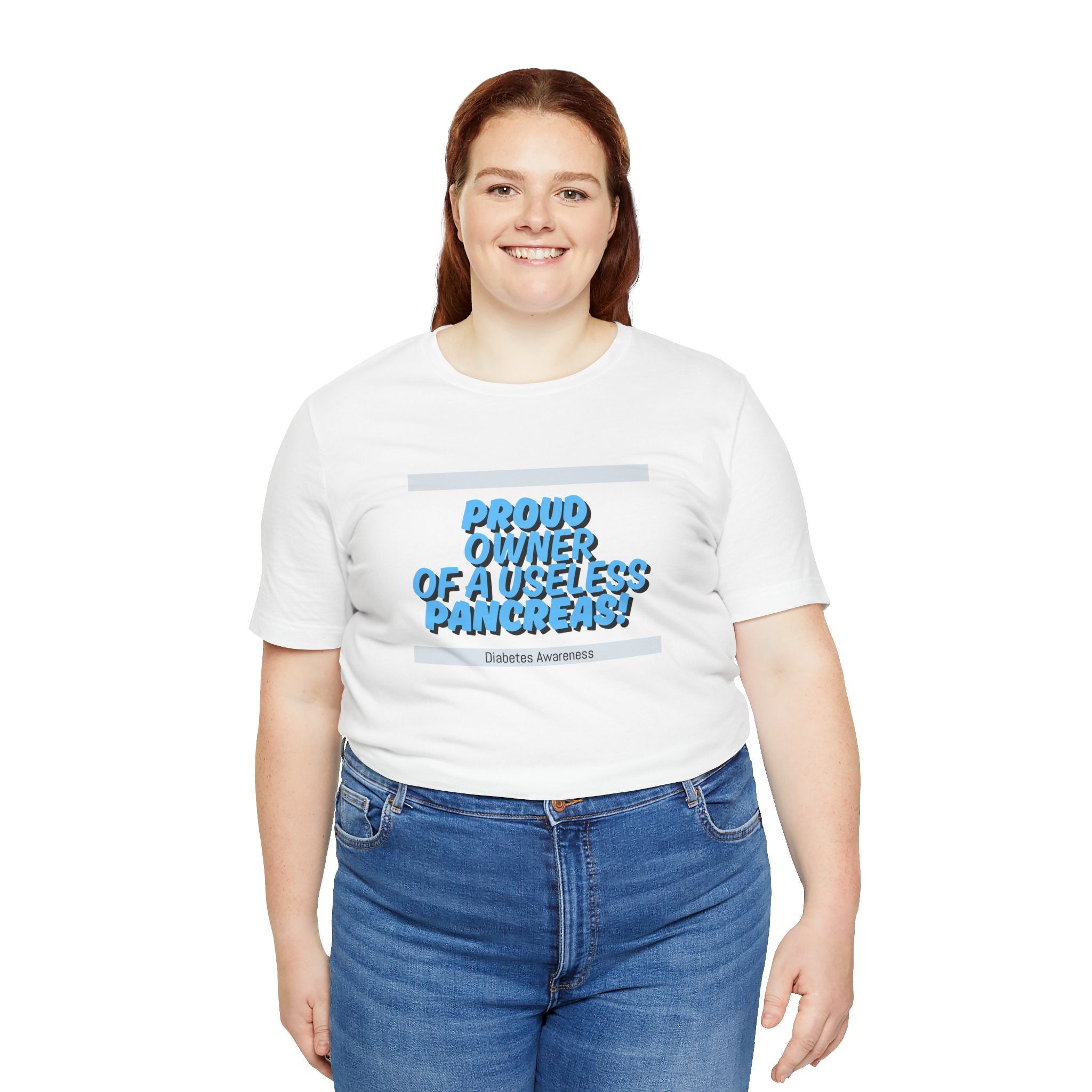 Diabetes Awareness, Useless Pancreas - Unisex Tee The Diabuddies Store T-Shirts $22.50