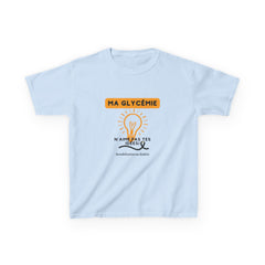 The Diabuddies Store My Blood Sugar Doesn't Agree (French) - Kids Tee My Blood Sugar Doesn't Agree (French) - Kids Tee: A humorous tee for the little warrior in your life. This "Ma glycémie n'aime pas tes idées" Kids' French Tee is a fun and relatable way