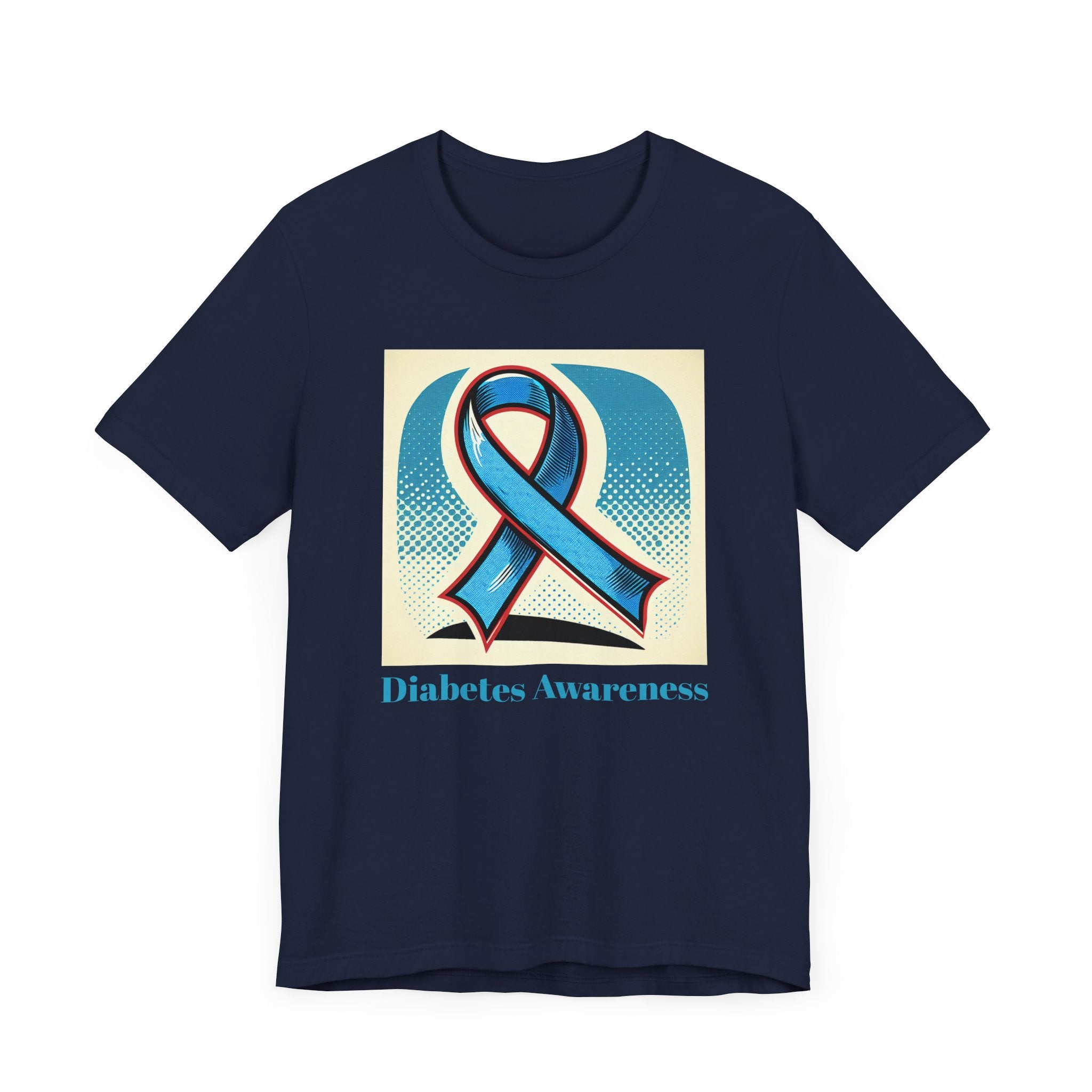 Diabetes Awareness, Blue Ribbon - Unisex Tee The Diabuddies Store T-Shirts $22.50