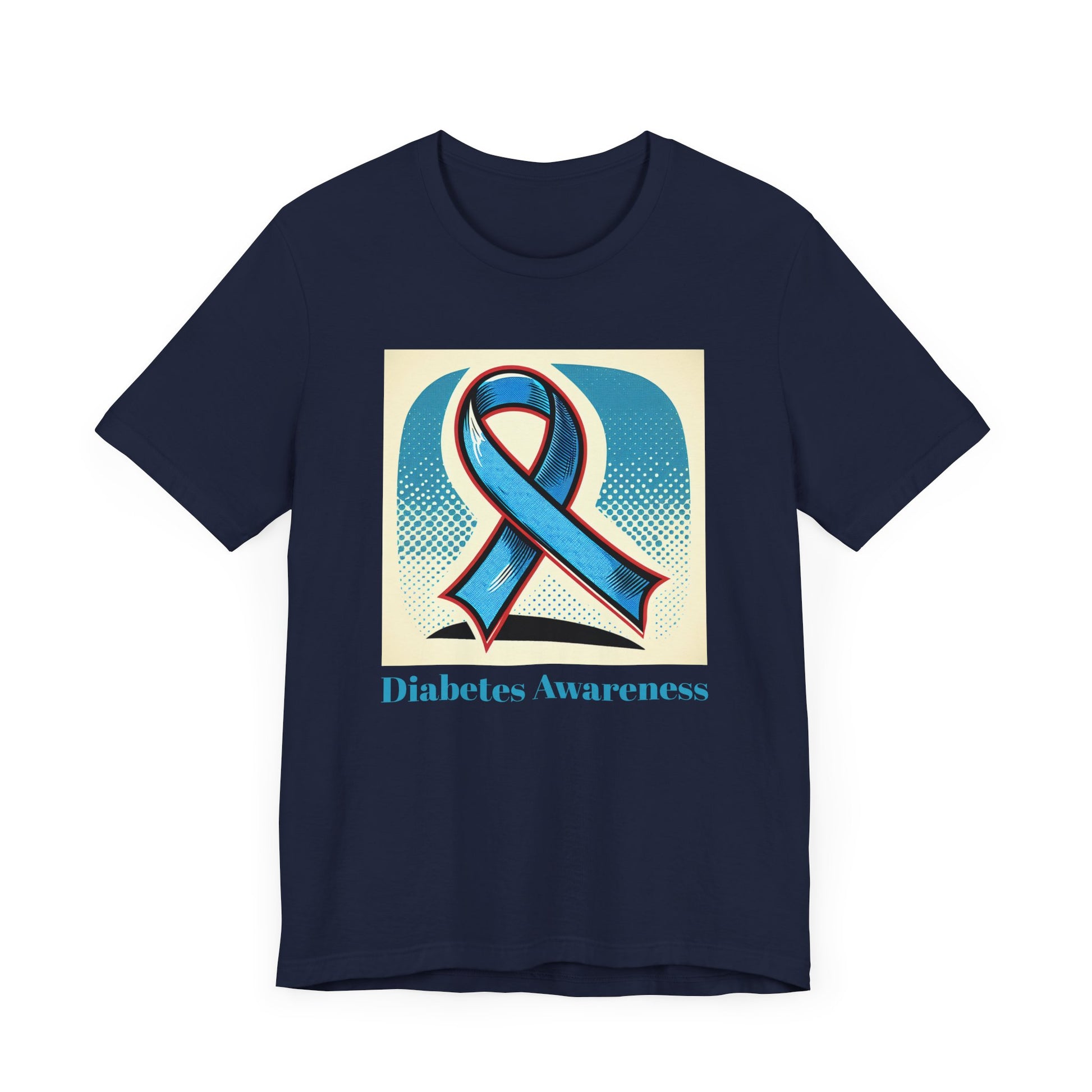 Diabetes Awareness, Blue Ribbon - Unisex Tee The Diabuddies Store T-Shirts $22.50