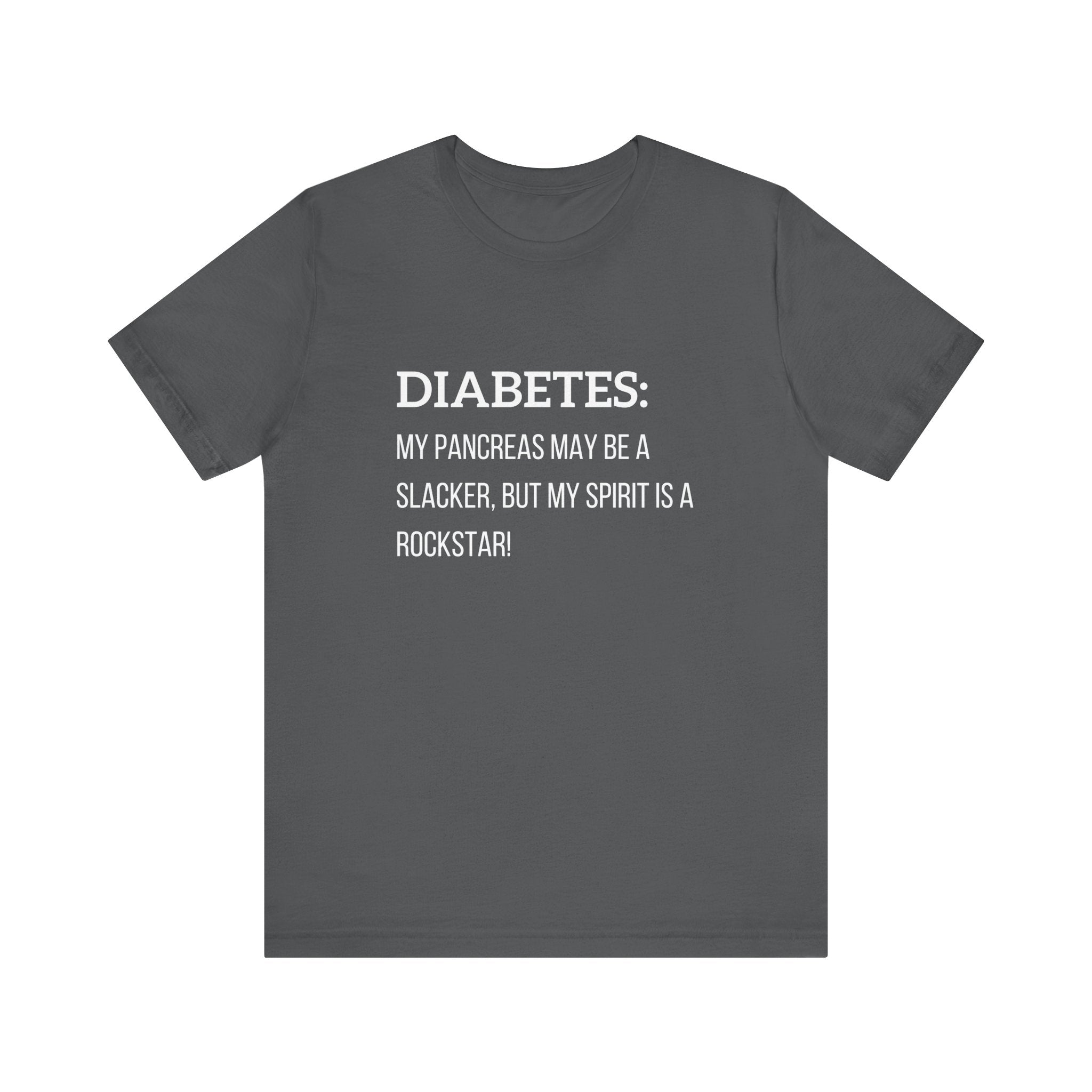 Slacker Pancreas & Rockstar! - Unisex Tee The Diabuddies Store T-Shirts $22.50
