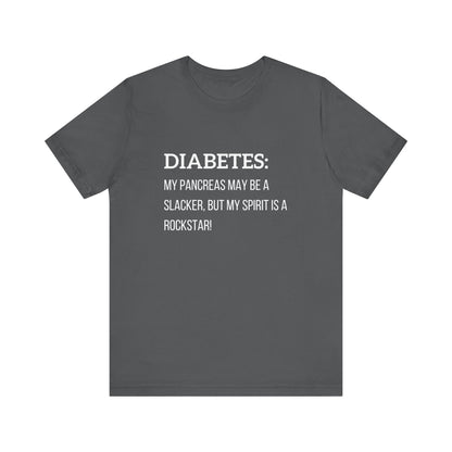 Slacker Pancreas & Rockstar! - Unisex Tee The Diabuddies Store T-Shirts $22.50
