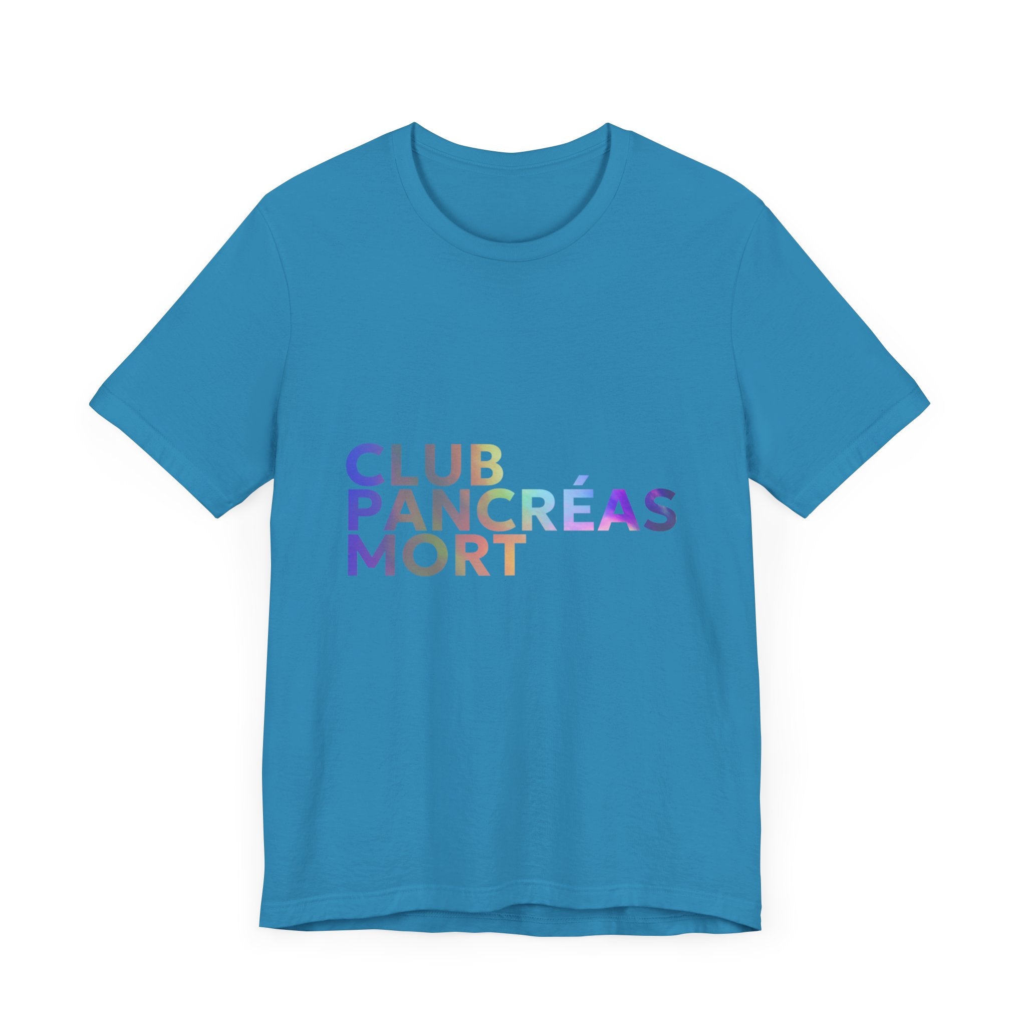 Rainbow Dead Pancreas Club (French) Unisex Tee The Diabuddies Store T-Shirts $22.38