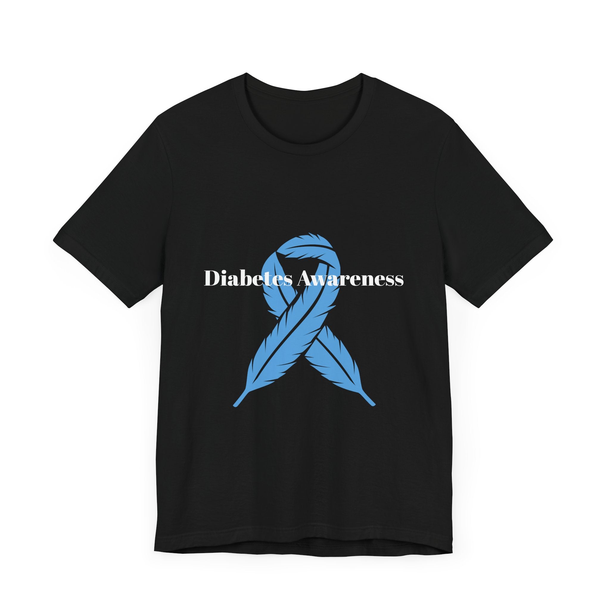 Feather, Blue Ribbon - Unisex Tee The Diabuddies Store T-Shirts $22.38