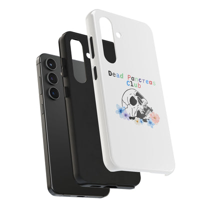 Skull & Flowers Dead Pancreas Club - Phone Case The Diabuddies Store Mobile Phone Cases $18.23