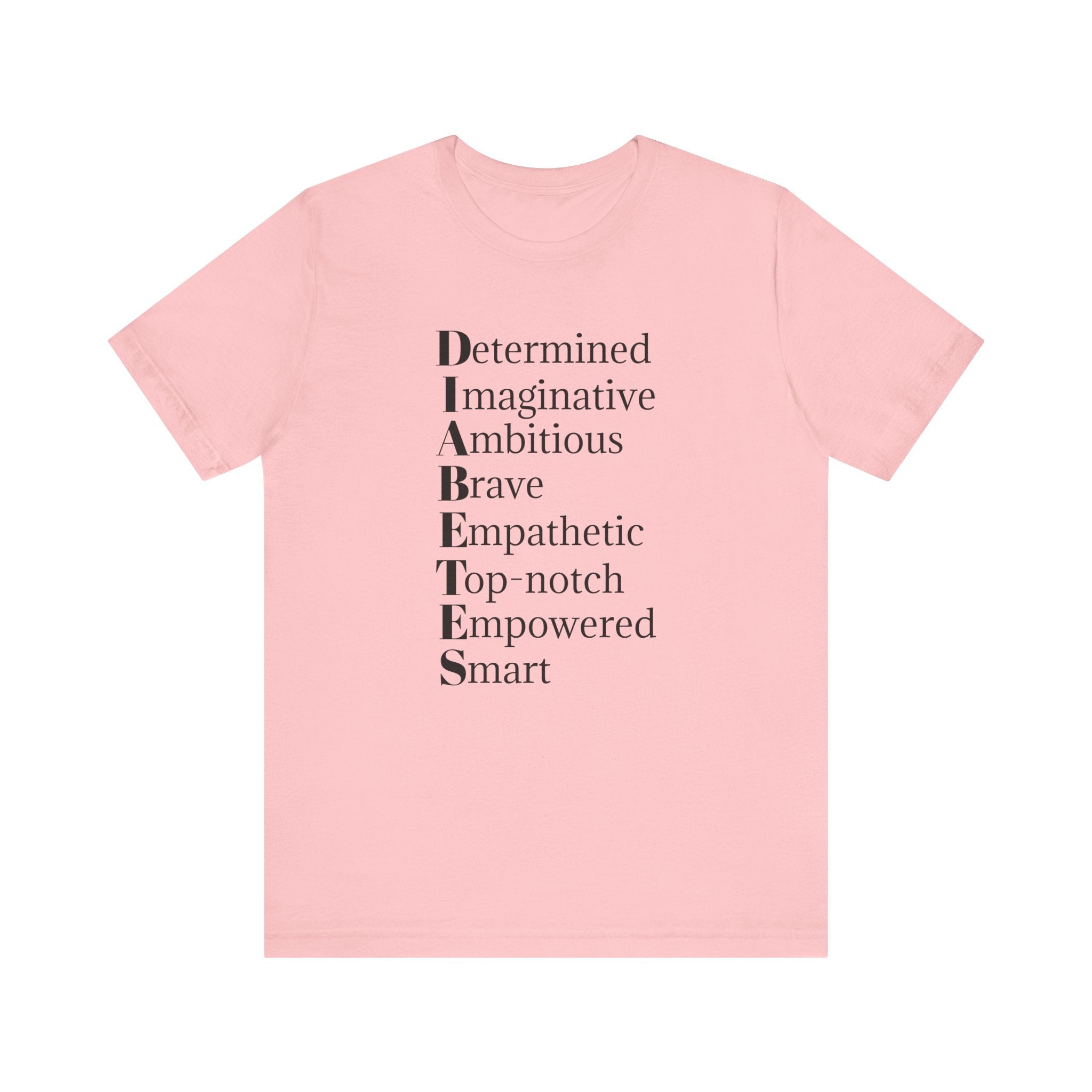 Diabetes: Qualities/Inspiring - Unisex Tee The Diabuddies Store T-Shirts $22.50