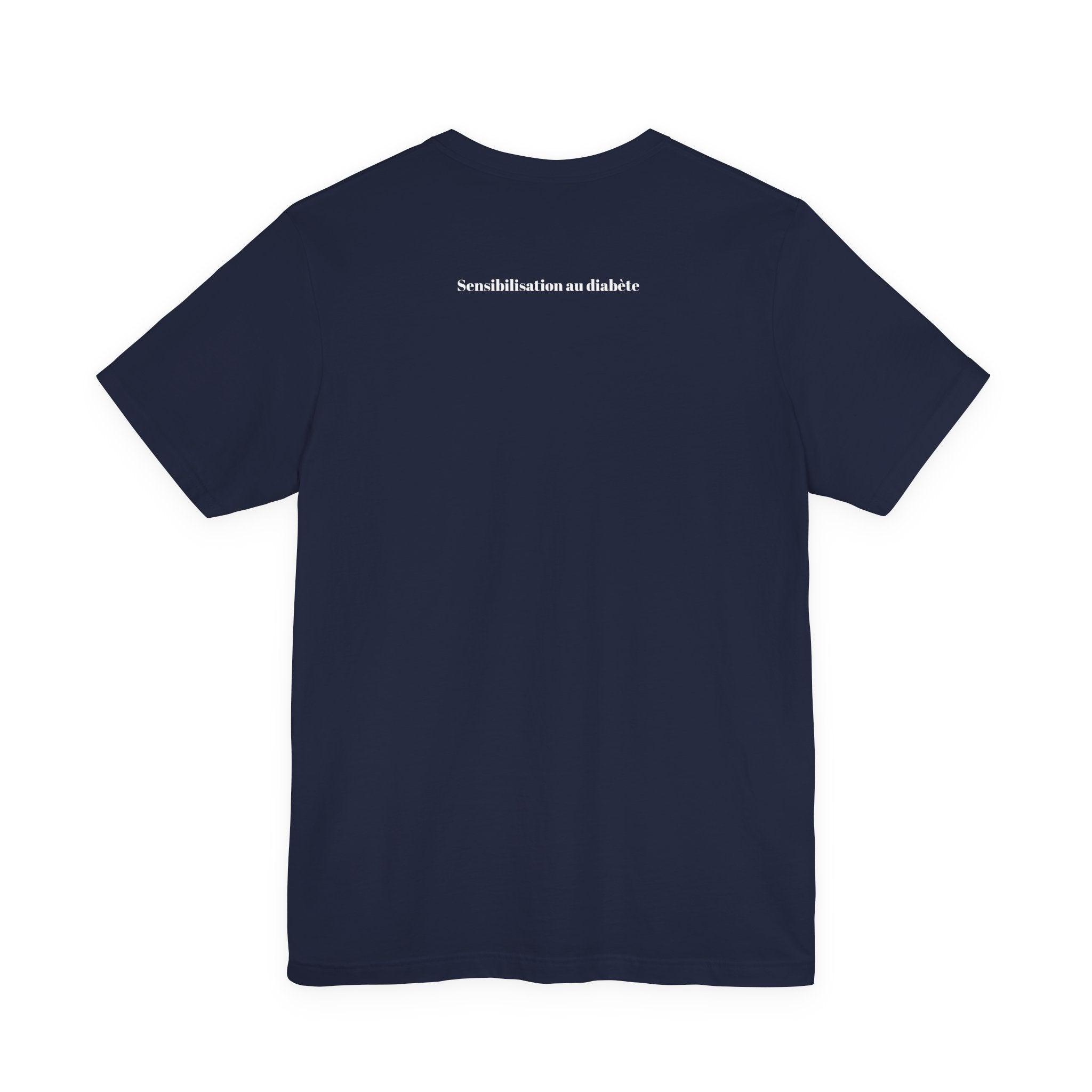 Diabetes Warrior, Retro Style (French/Guerrière) Unisex Tee The Diabuddies Store T-Shirts $22.50