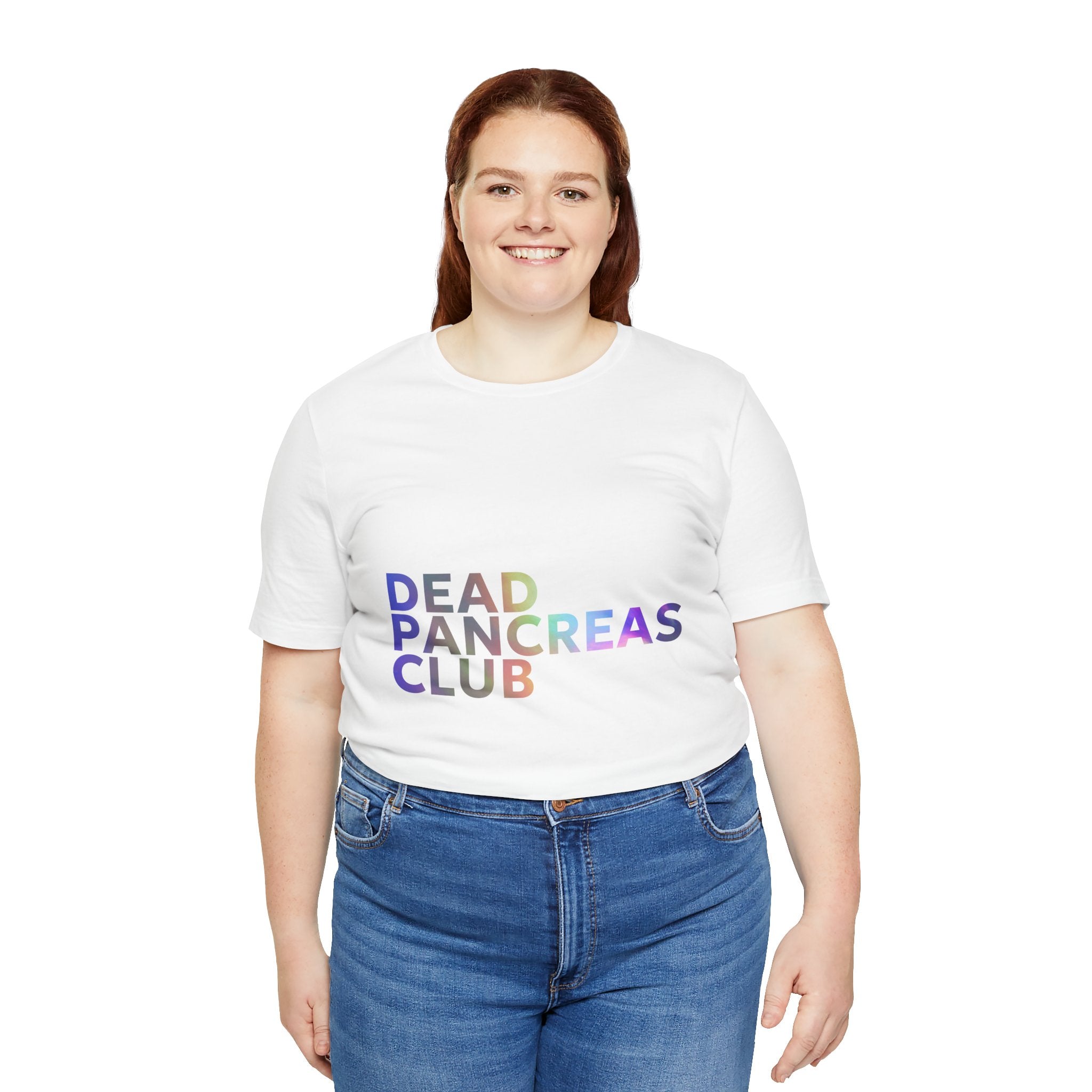 Dead Pancreas Club (Rainbow) - Unisex Tee The Diabuddies Store T-Shirts $24.25
